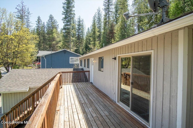 view of deck