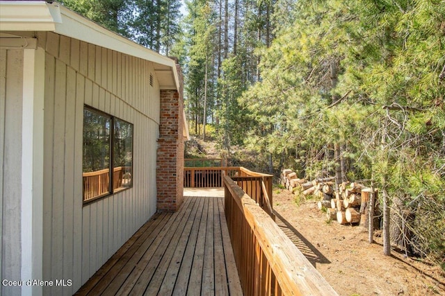 view of deck