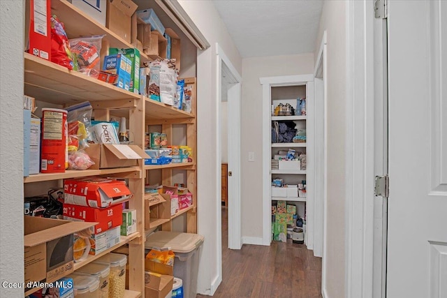 view of storage area