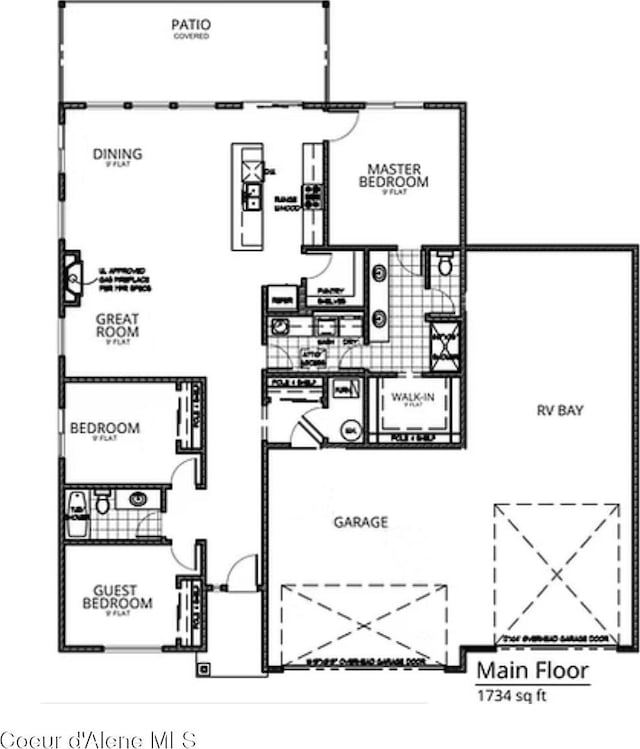 NNN Rocky Rd, Rathdrum, ID 83858 - floor plan