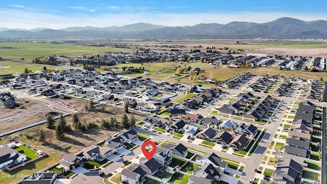 2982 N Bygone Way, Post Falls, ID 83854 - aerial view with a mountain view