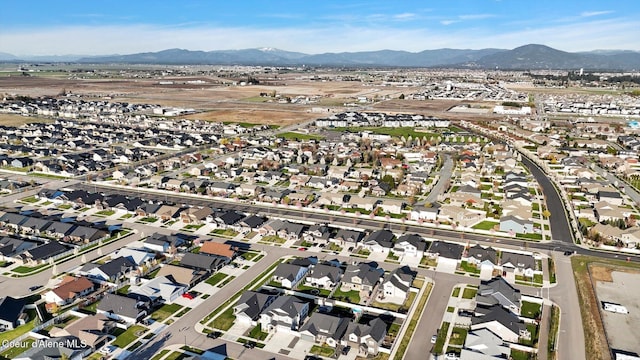 2982 N Bygone Way, Post Falls, ID 83854 - birds eye view of property with a residential view and a mountain view