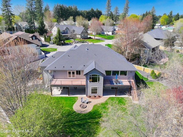 9024 N Baldwin Ct, Hayden, ID 83835 - drone / aerial view featuring a residential view