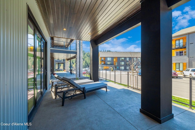 3132 N Atlas Rd, Coeur Dalene, ID 83814 - view of patio / terrace featuring a balcony