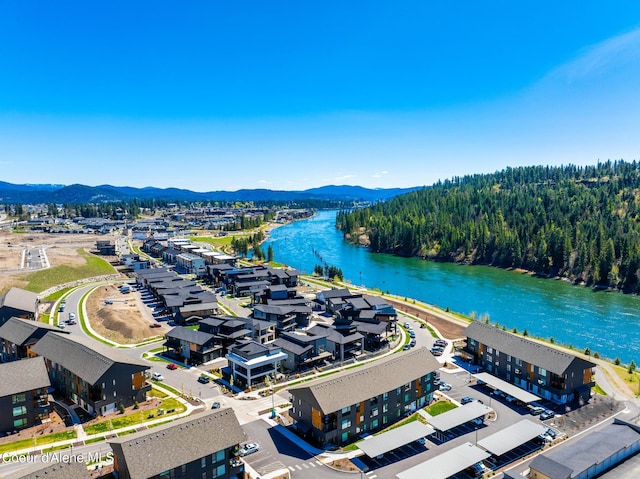 3132 N Atlas Rd, Coeur Dalene, ID 83814 - bird's eye view featuring a water and mountain view