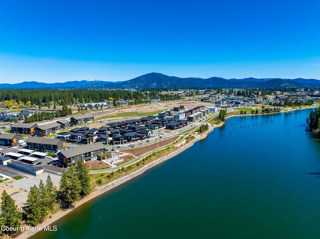3132 N Atlas Rd, Coeur Dalene, ID 83814 - birds eye view of property featuring a water and mountain view