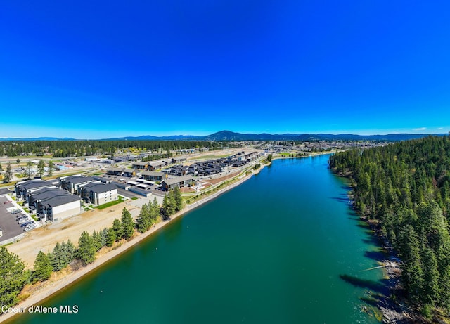 3132 N Atlas Rd, Coeur Dalene, ID 83814 - aerial view with a water and mountain view