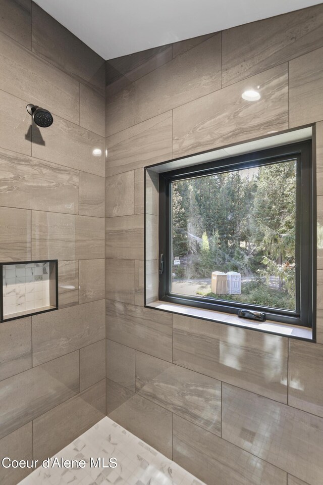 70 Wedge Ct, Priest Lake, ID 83856 - bathroom with tiled shower
