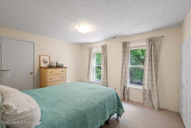917 E Young Ave, Coeur Dalene, ID 83814 - carpeted bedroom with a textured ceiling