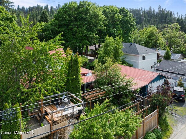 917 E Young Ave, Coeur Dalene, ID 83814 - aerial view of a heavily wooded area