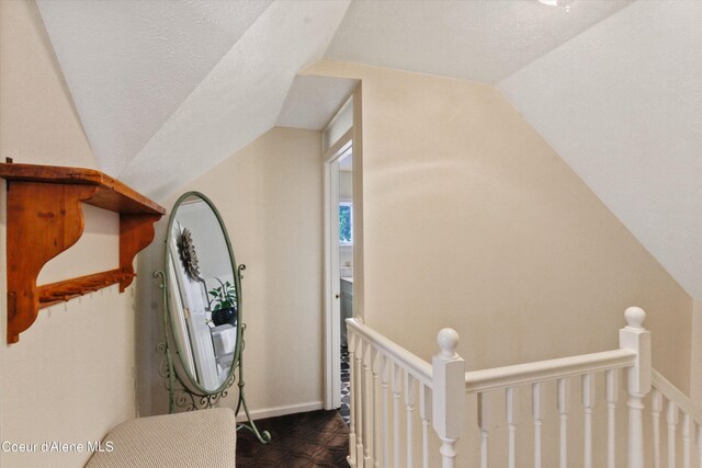 419 N Park Dr, Coeur Dalene, ID 83814 - interior space with vaulted ceiling and baseboards