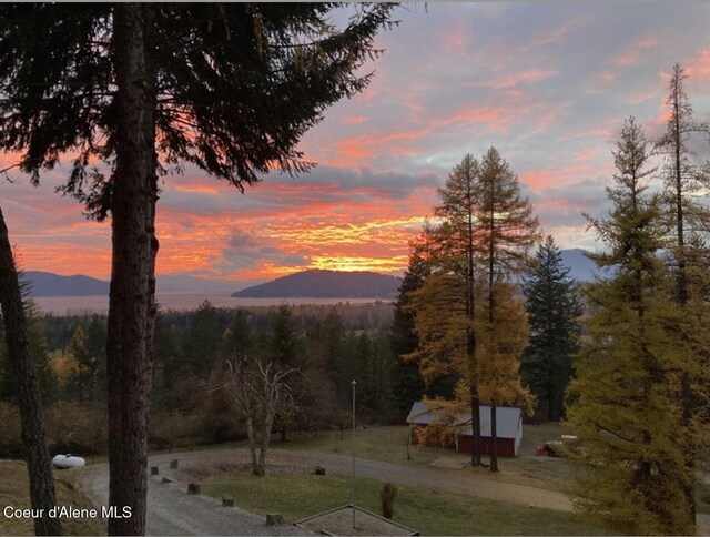 235 Larkin Ln, Sandpoint, ID 83864 - view of mountain feature featuring a view of trees