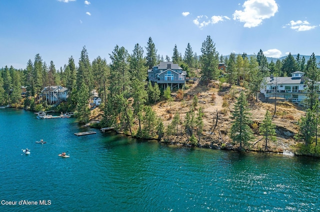 255 S Theresa Terrace Dr, Post Falls, ID 83854 - drone / aerial view with a water view