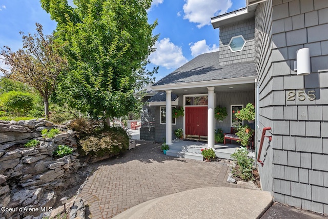 255 S Theresa Terrace Dr, Post Falls, ID 83854 - entrance to property featuring a shingled roof