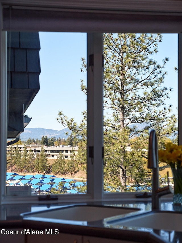 255 S Theresa Terrace Dr, Post Falls, ID 83854 - interior details featuring a mountain view and a sink