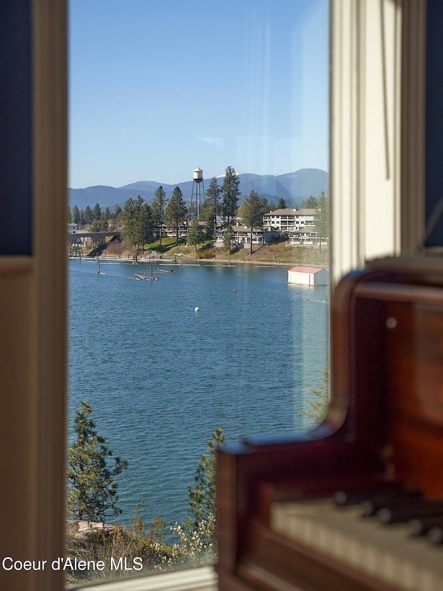 255 S Theresa Terrace Dr, Post Falls, ID 83854 - view of water feature with a mountain view