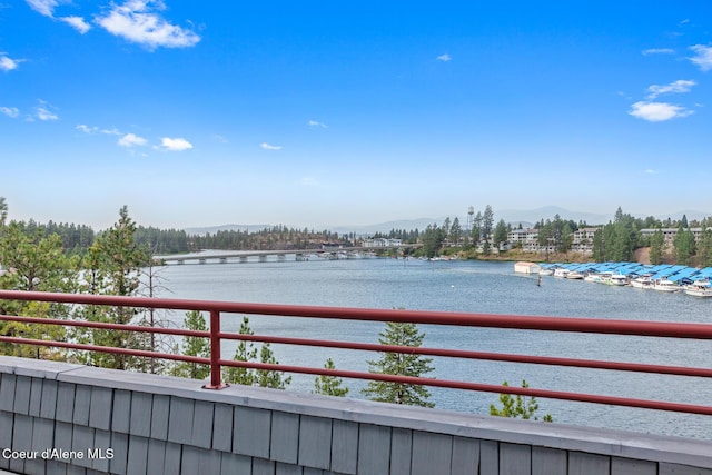 255 S Theresa Terrace Dr, Post Falls, ID 83854 - property view of water with a mountain view