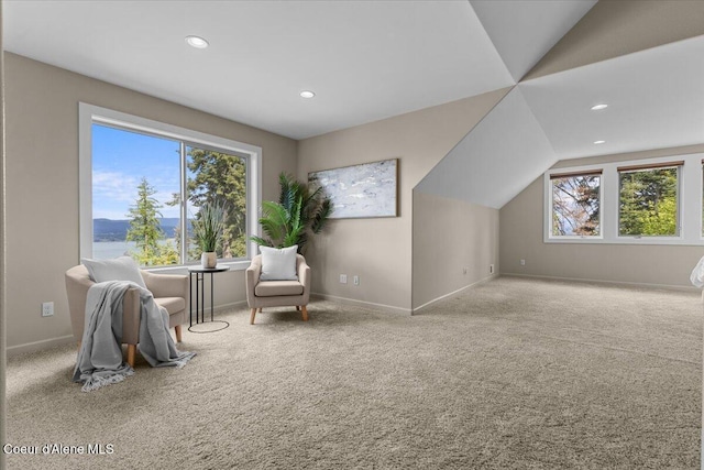 3677 S Capeview Ct, Coeur Dalene, ID 83814 - living area with recessed lighting, baseboards, and plenty of natural light