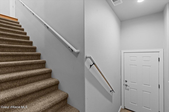 3677 S Capeview Ct, Coeur Dalene, ID 83814 - stairway with visible vents
