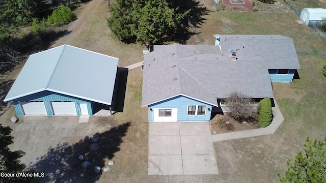 drone / aerial view