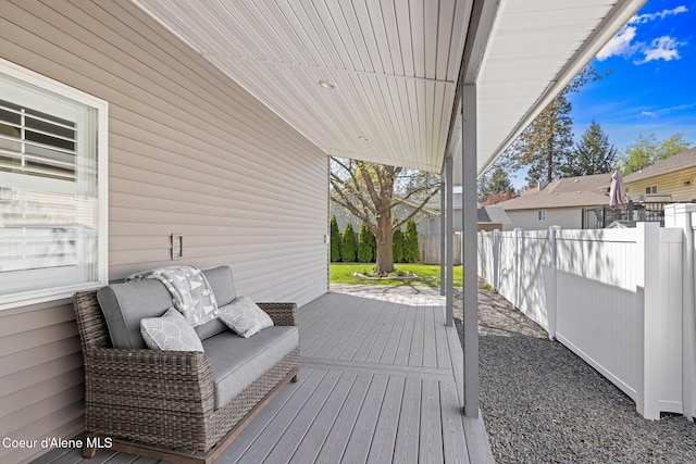3515 N 7th St, Coeur Dalene, ID 83815 - wooden terrace featuring fence
