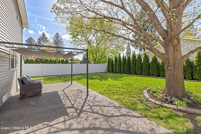 3515 N 7th St, Coeur Dalene, ID 83815 - view of yard featuring a patio area