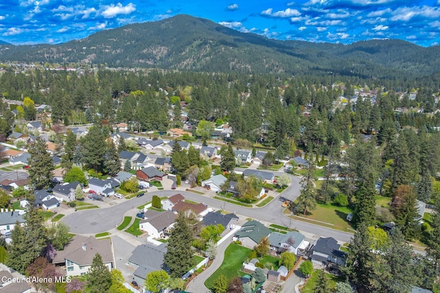 3515 N 7th St, Coeur Dalene, ID 83815 - view of property location featuring a mountain backdrop, a forest, and nearby suburban area