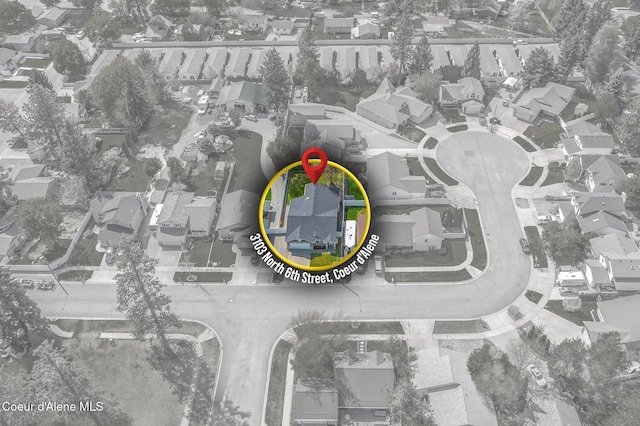 3515 N 7th St, Coeur Dalene, ID 83815 - aerial perspective of suburban area