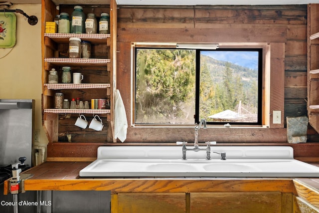 kitchen featuring a sink