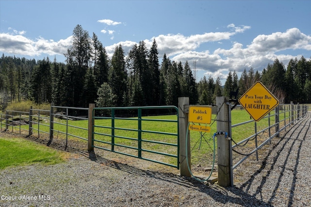 2885 S Folsom Ridge Rd, Coeur Dalene, ID 83814 - view of gate