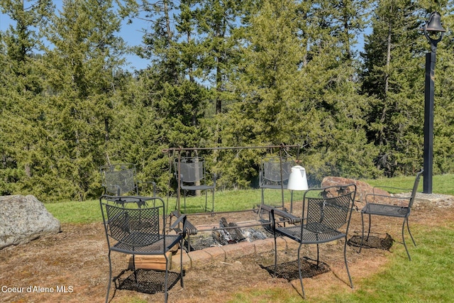 2885 S Folsom Ridge Rd, Coeur Dalene, ID 83814 - view of yard