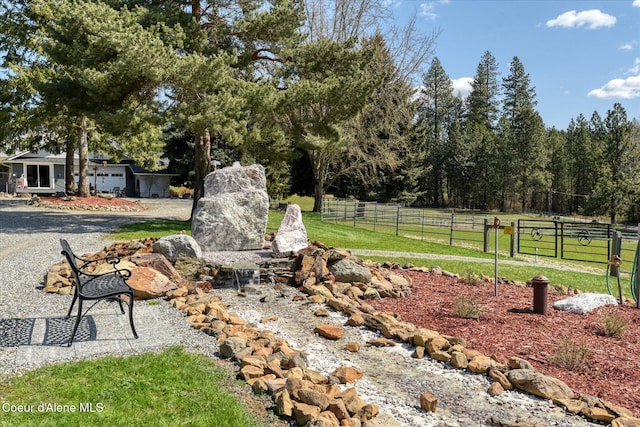 2885 S Folsom Ridge Rd, Coeur Dalene, ID 83814 - view of yard