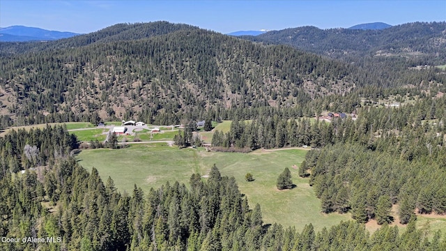 2885 S Folsom Ridge Rd, Coeur Dalene, ID 83814 - mountain view featuring a forest