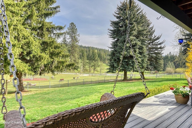 2885 S Folsom Ridge Rd, Coeur Dalene, ID 83814 - view of wooden deck
