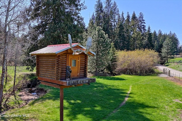 2885 S Folsom Ridge Rd, Coeur Dalene, ID 83814 - view of yard featuring an outdoor structure