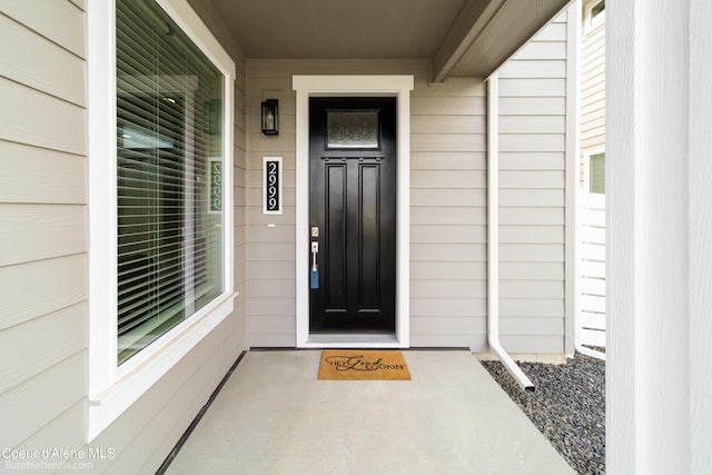 view of property entrance
