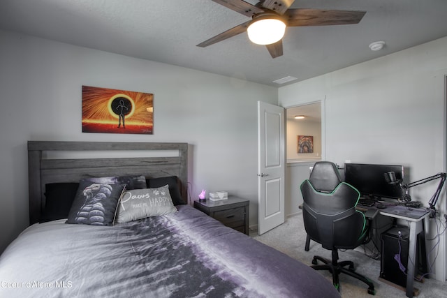 1733 N Minam Loop, Post Falls, ID 83854 - carpeted bedroom featuring a ceiling fan and visible vents