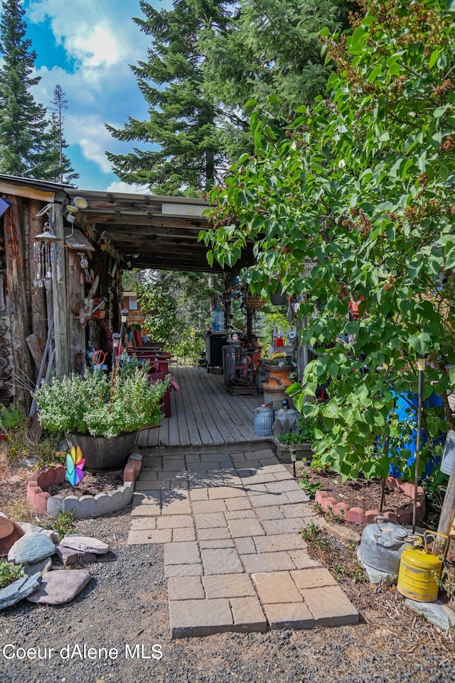 NNA Blake Creek Rd, Saint Maries, ID 83861 - view of patio with a wooden deck