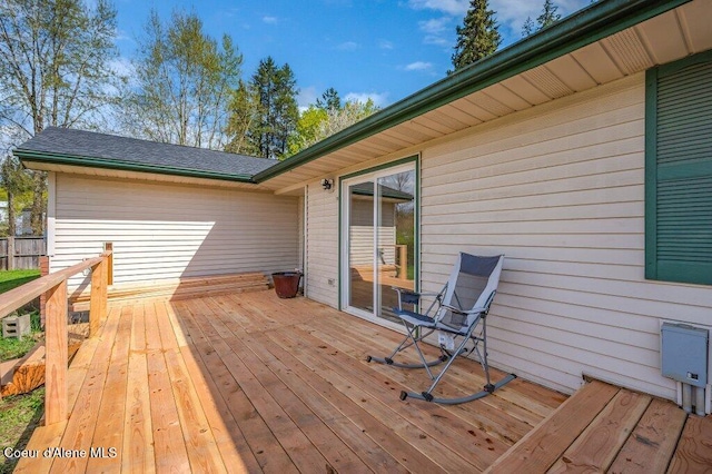 820 Plum Ln, Saint Maries, ID 83861 - view of wooden terrace