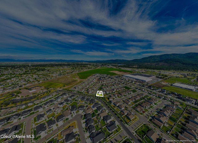 1622 N Minam Loop, Post Falls, ID 83854 - aerial overview of property's location with nearby suburban area