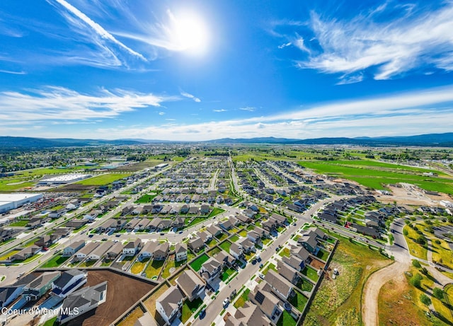 1622 N Minam Loop, Post Falls, ID 83854 - aerial perspective of suburban area featuring mountains