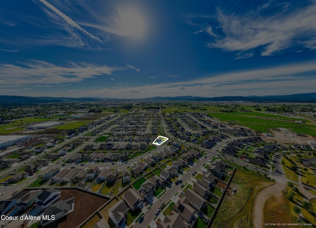 1622 N Minam Loop, Post Falls, ID 83854 - view of property location with mountains and nearby suburban area
