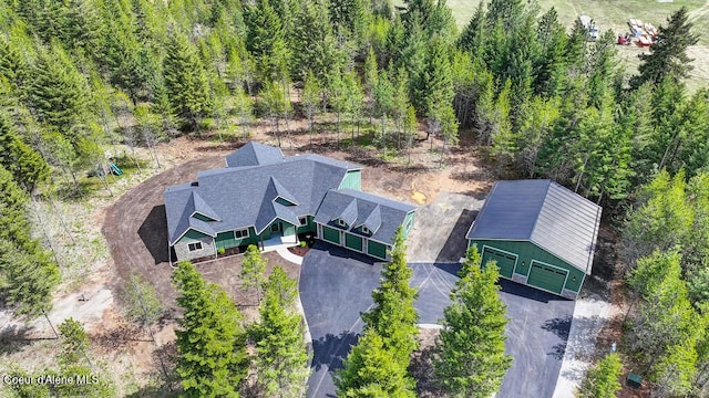 aerial view