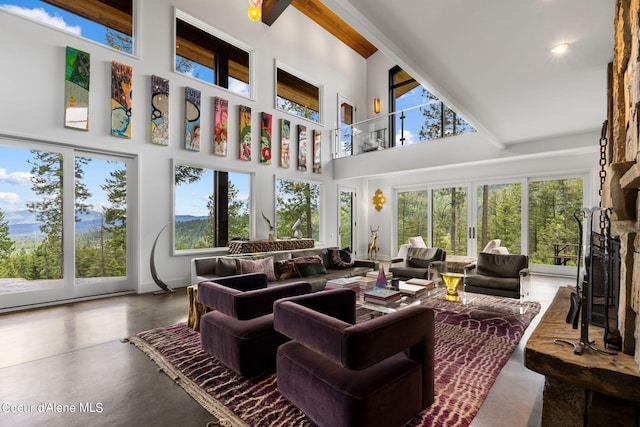 172 Elk Hills Rd, Sandpoint, ID 83864 - sunroom featuring french doors