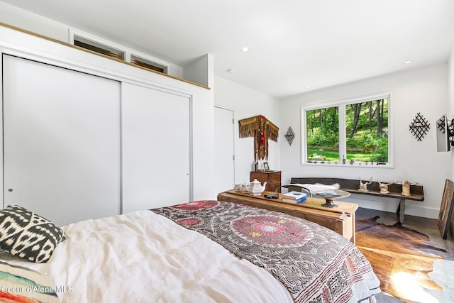 172 Elk Hills Rd, Sandpoint, ID 83864 - bedroom with a closet and recessed lighting