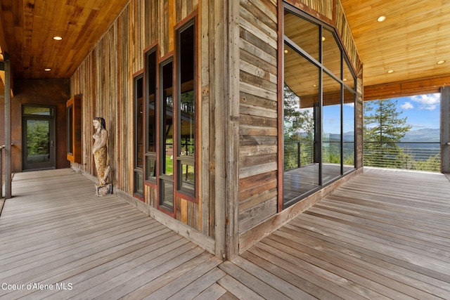 172 Elk Hills Rd, Sandpoint, ID 83864 - view of wooden deck