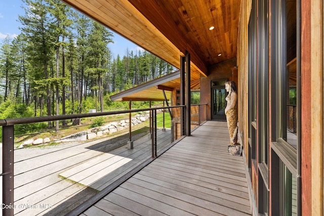 172 Elk Hills Rd, Sandpoint, ID 83864 - view of wooden terrace
