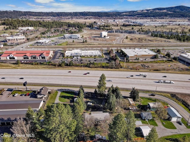 13604/06 E Nora Ave, Spokane Valley, WA 99216 - drone / aerial view featuring a mountain view