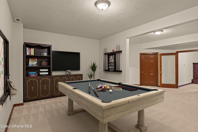 1358 S Starlight Dr, Coeur Dalene, ID 83814 - recreation room with light colored carpet, billiards, and baseboards