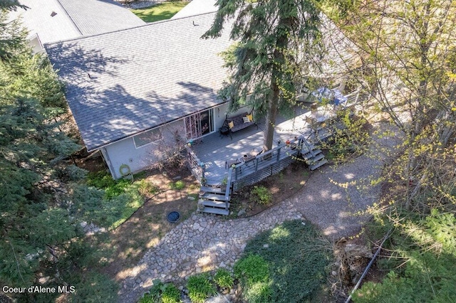 drone / aerial view